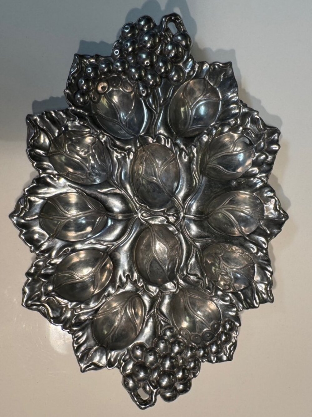 Pewter - Arthur Court - Egg Tray  13"x9"